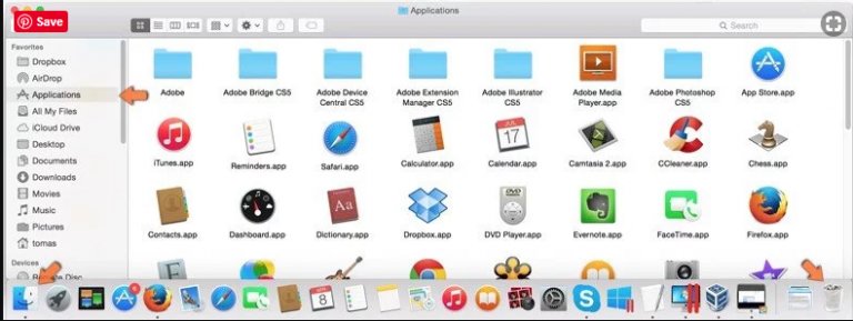 rimuovere le applicazioni indesiderate da MAC OS